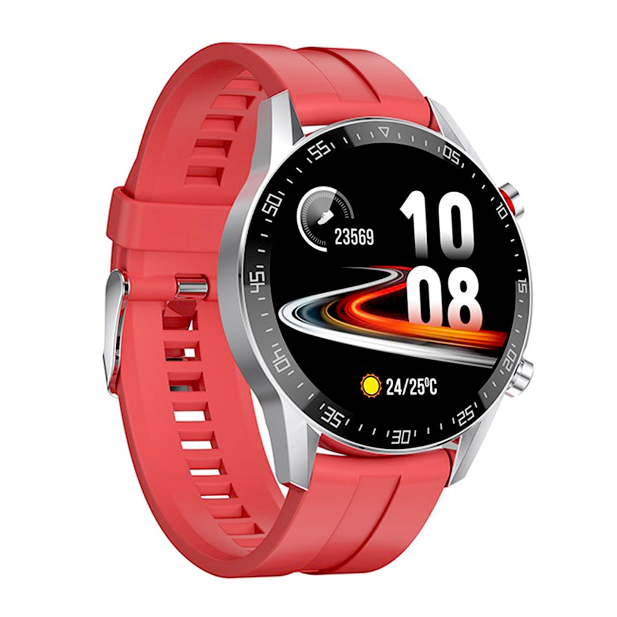 GENERICO - Reloj Inteligente Smartwatch Bluetooth SK12 PLUS CON IA COLOR ROJO