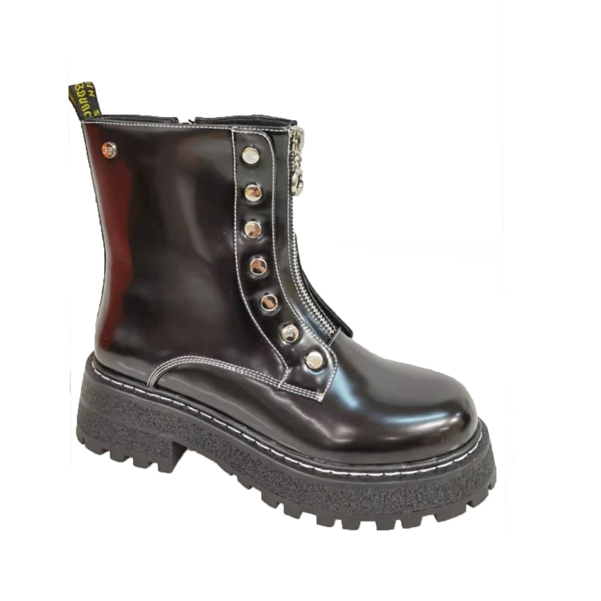 HERIEL - Botín Negro Eco Cuero