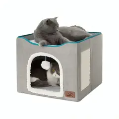 GENERICO - Cama Casa Iglu Para Mascotas Gato Y Perro Pequeño