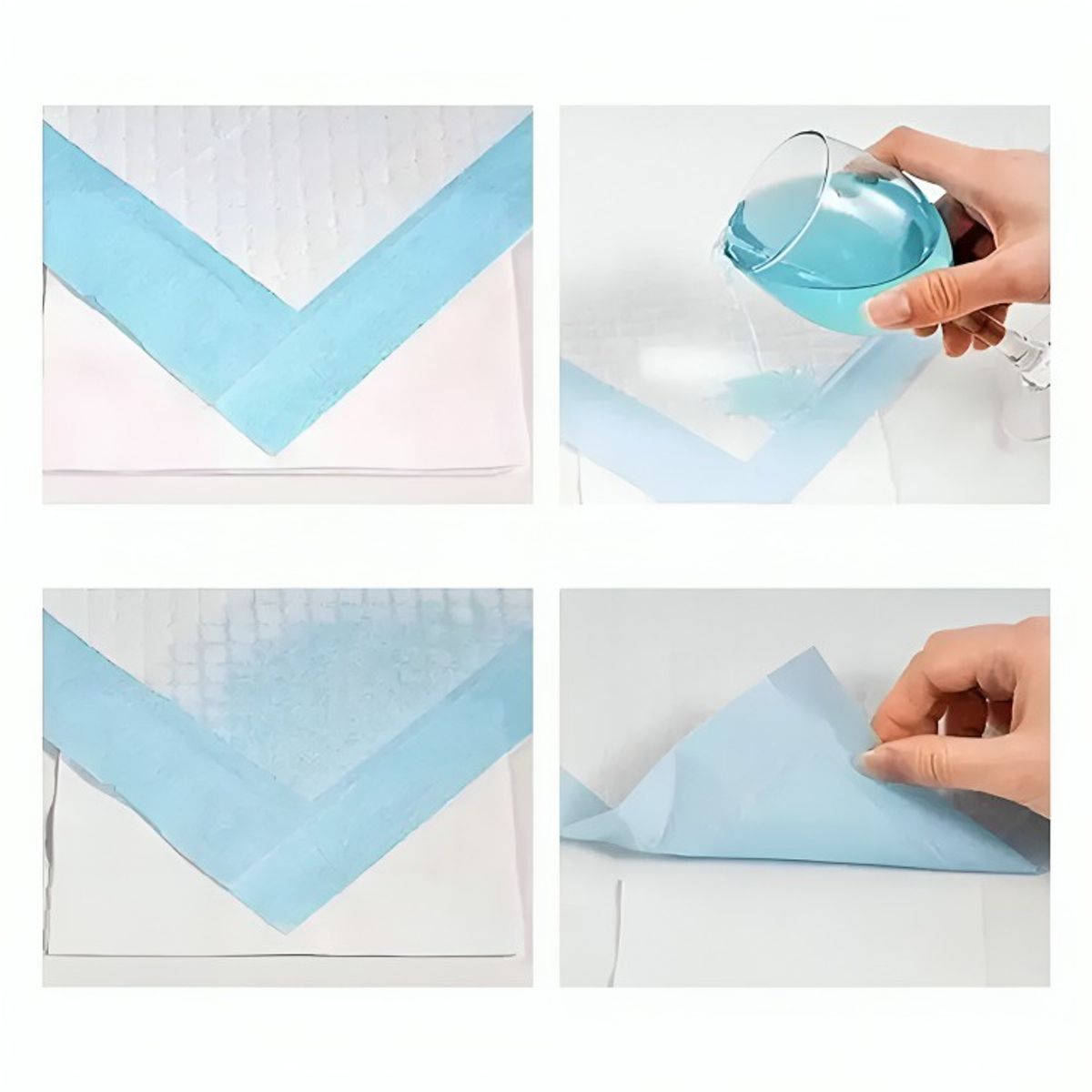 GENERICO - 50 Pañales Tipo Sabanillas Mascotas Perros Gatos 60x45 Cms