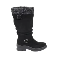 HERIEL - Bota Gamuza Caña Alta