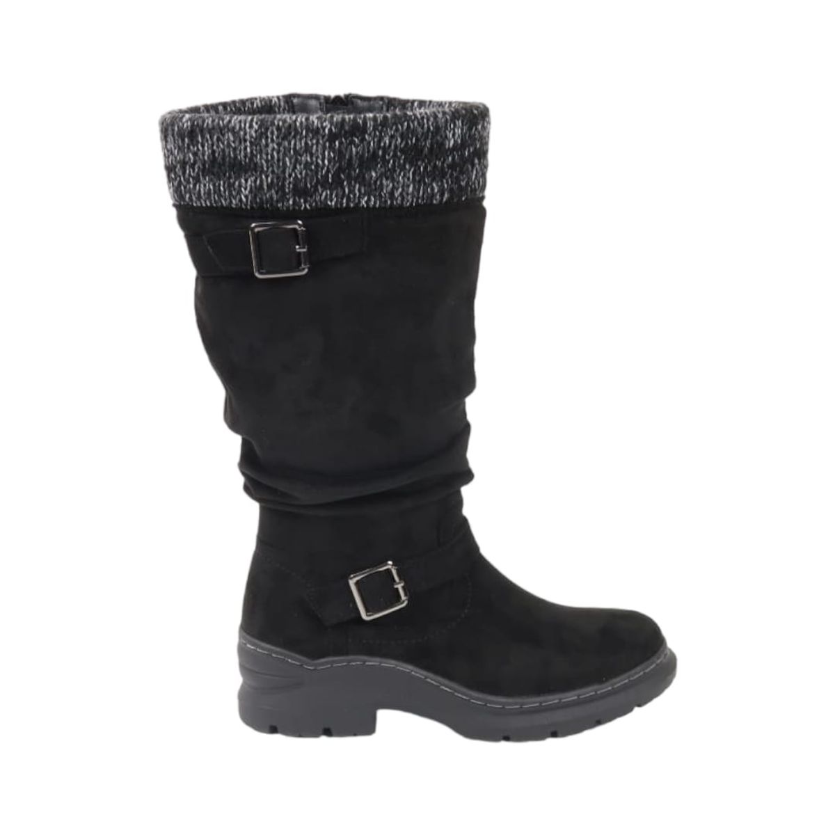 HERIEL - Bota Gamuza Caña Alta