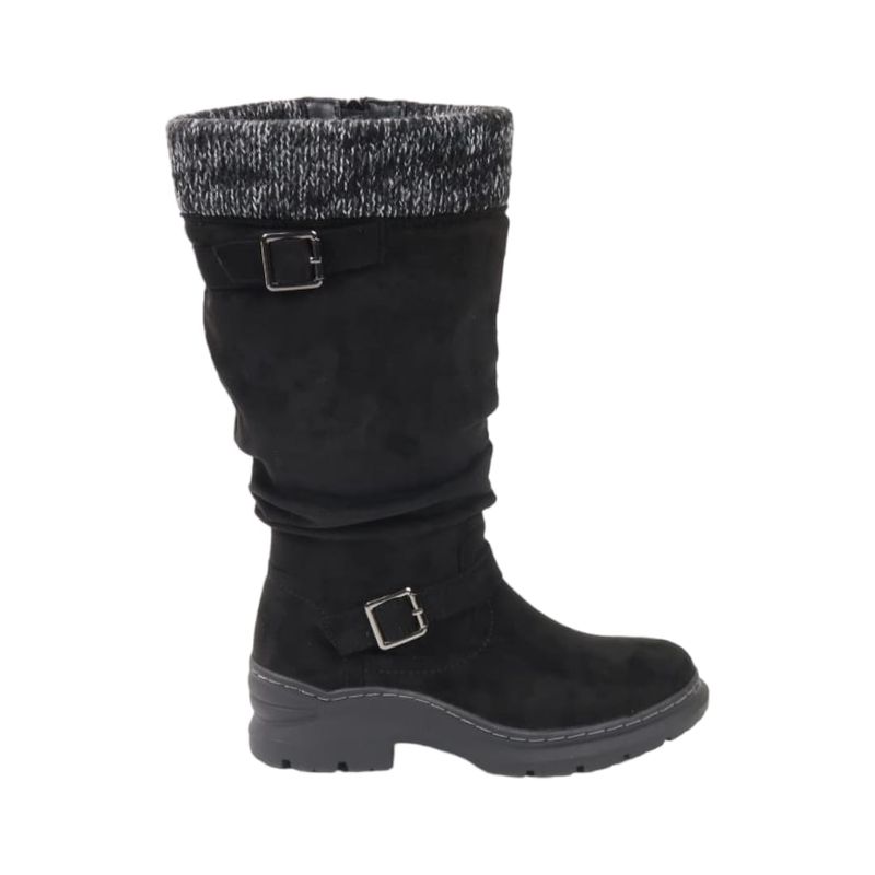 HERIEL - Bota Gamuza Caña Alta