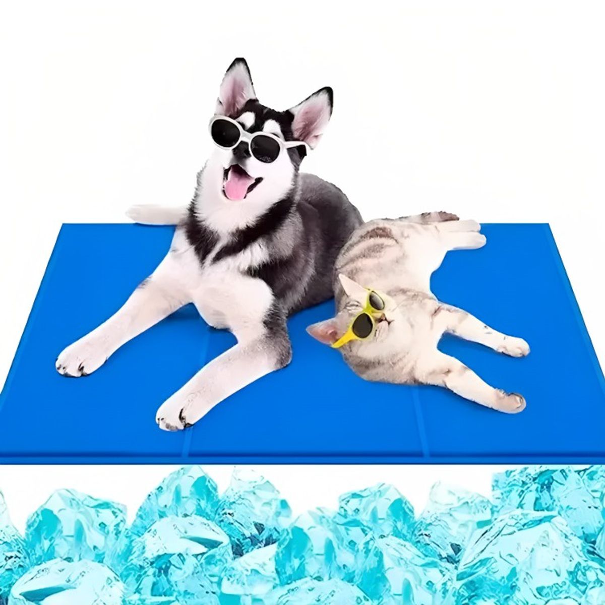 GENERICO - Manta Alfombra Refrescante Para Mascotas 90x50.
