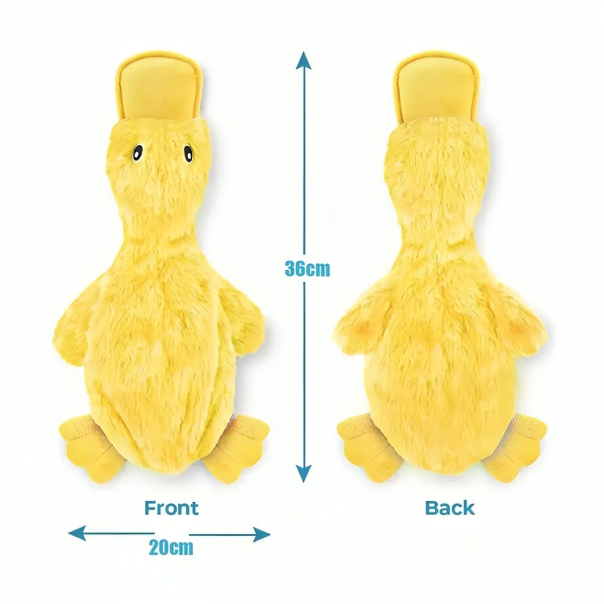 GENERICO - Pato Juguete Peluche Para Perros Mascotas Con Sonido