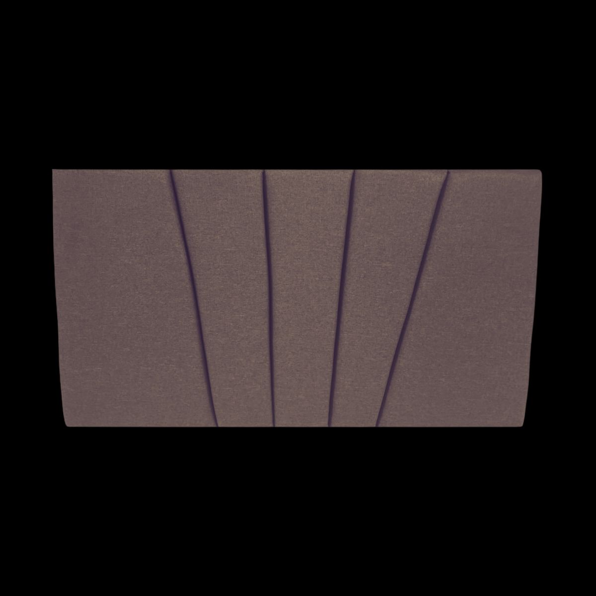 MUEBLES HVM - Respaldo HVM 15P Felpa cafeLineal Felpa