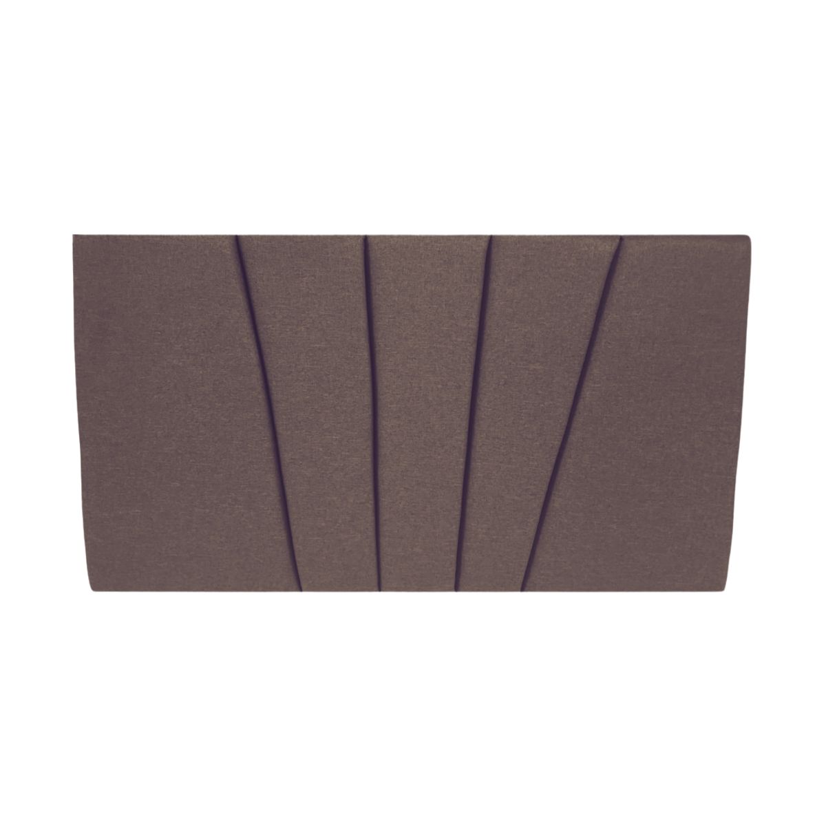 MUEBLES HVM - Respaldo HVM 15P Felpa cafeLineal Felpa