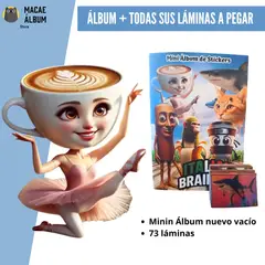 GENERICO - Mini Álbum Italian Brainrot + Todas Sus Láminas A Pegar