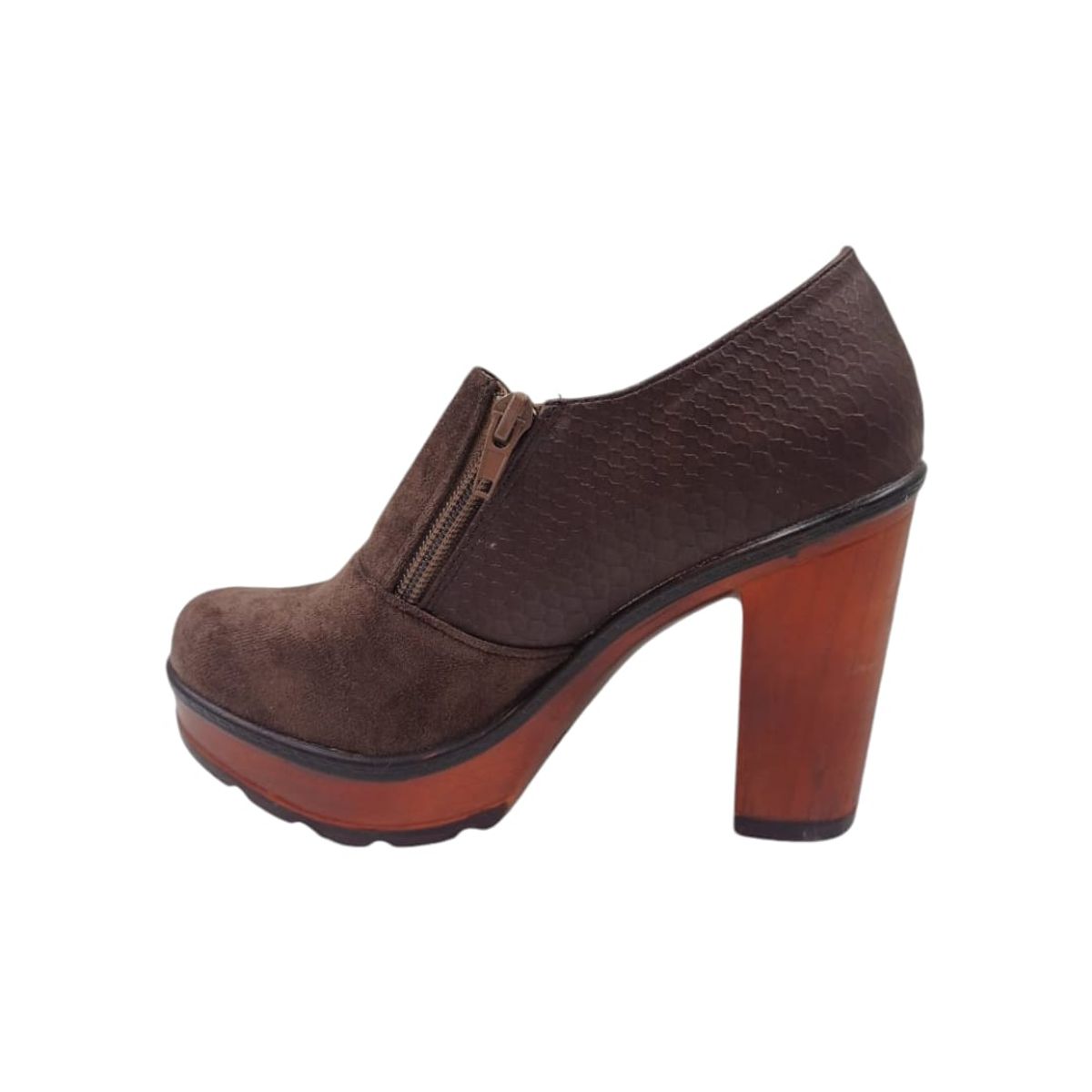 HERIEL - Zapato Café Taco Mujer