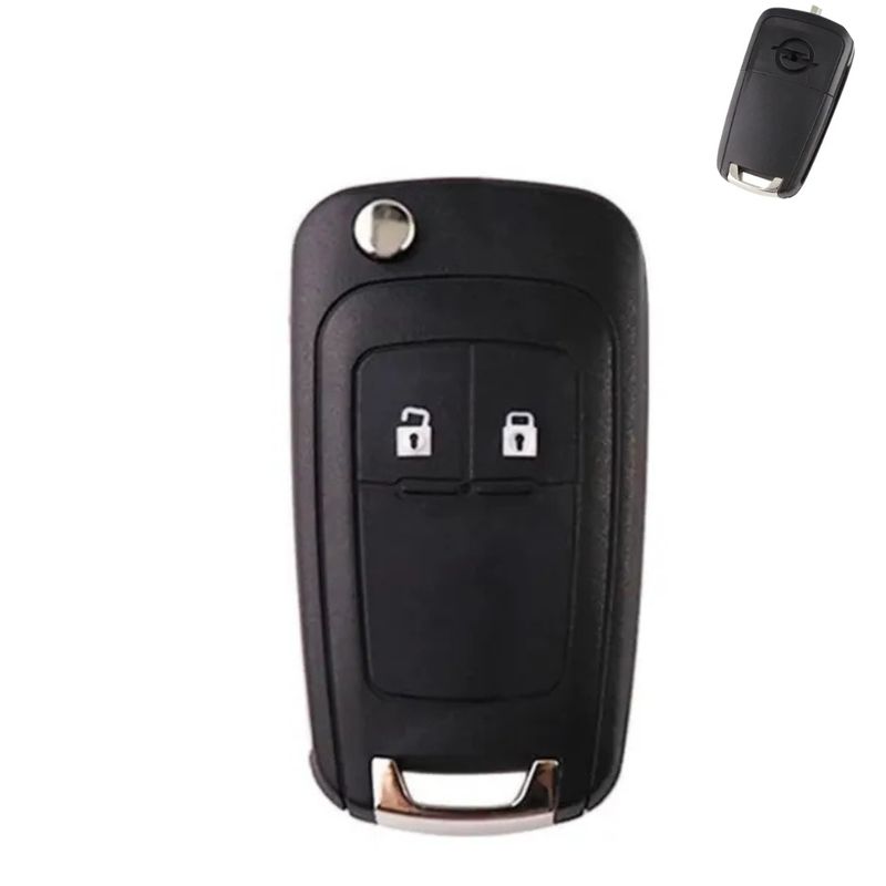 GENERICO - Carcasa Control De Llave Compatible Con Opel 2 Botones