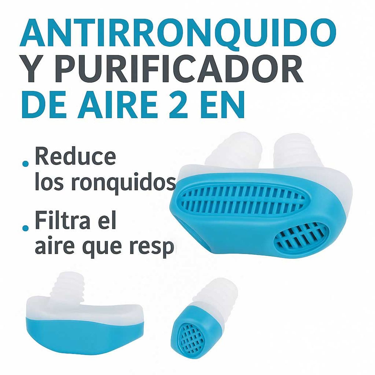GENERICO - Antirronquido y Purificador de Aire 2 en 1