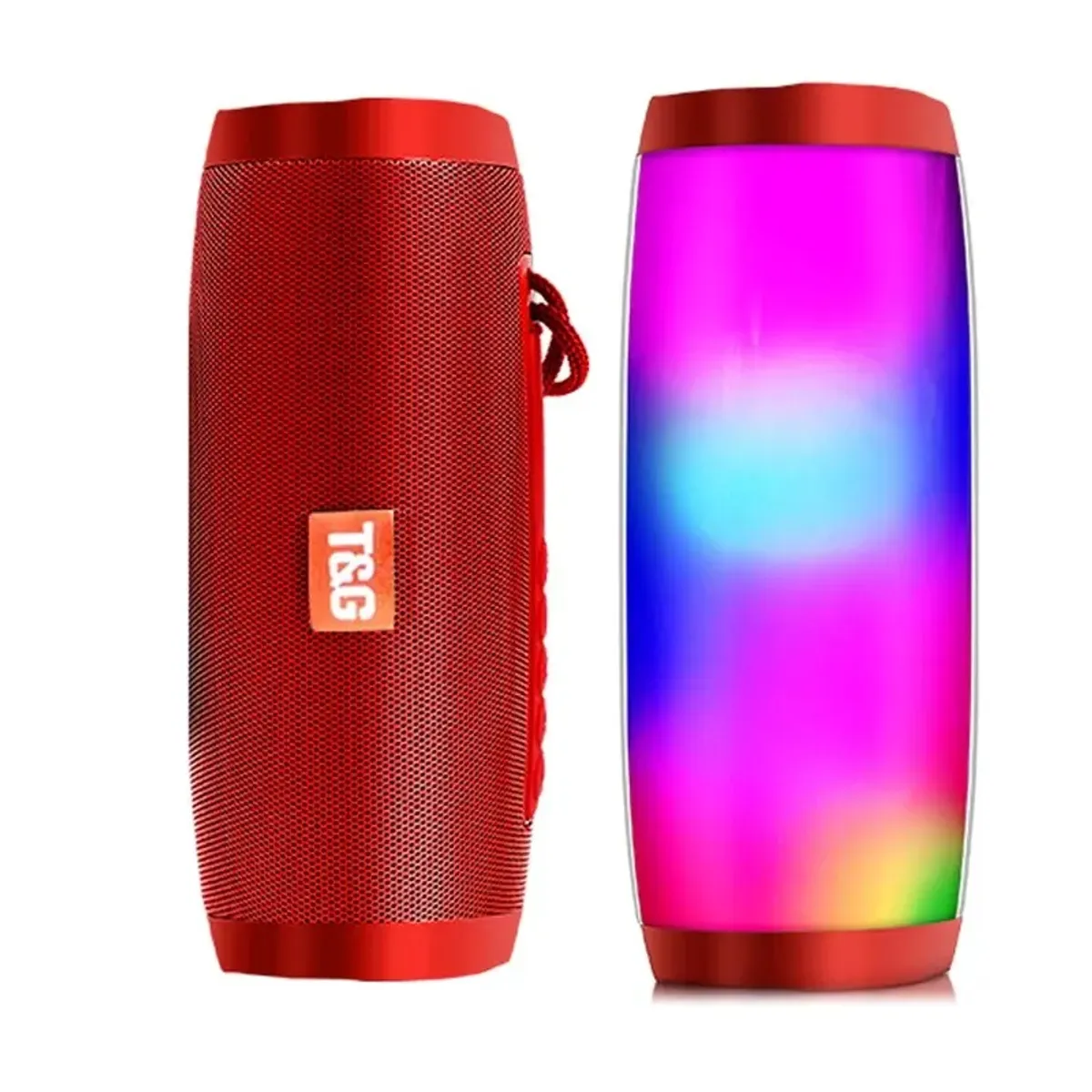 GENERICO - Parlante Portátil Bluetooth Altavoces inalámbricos Waterproof Luz LED