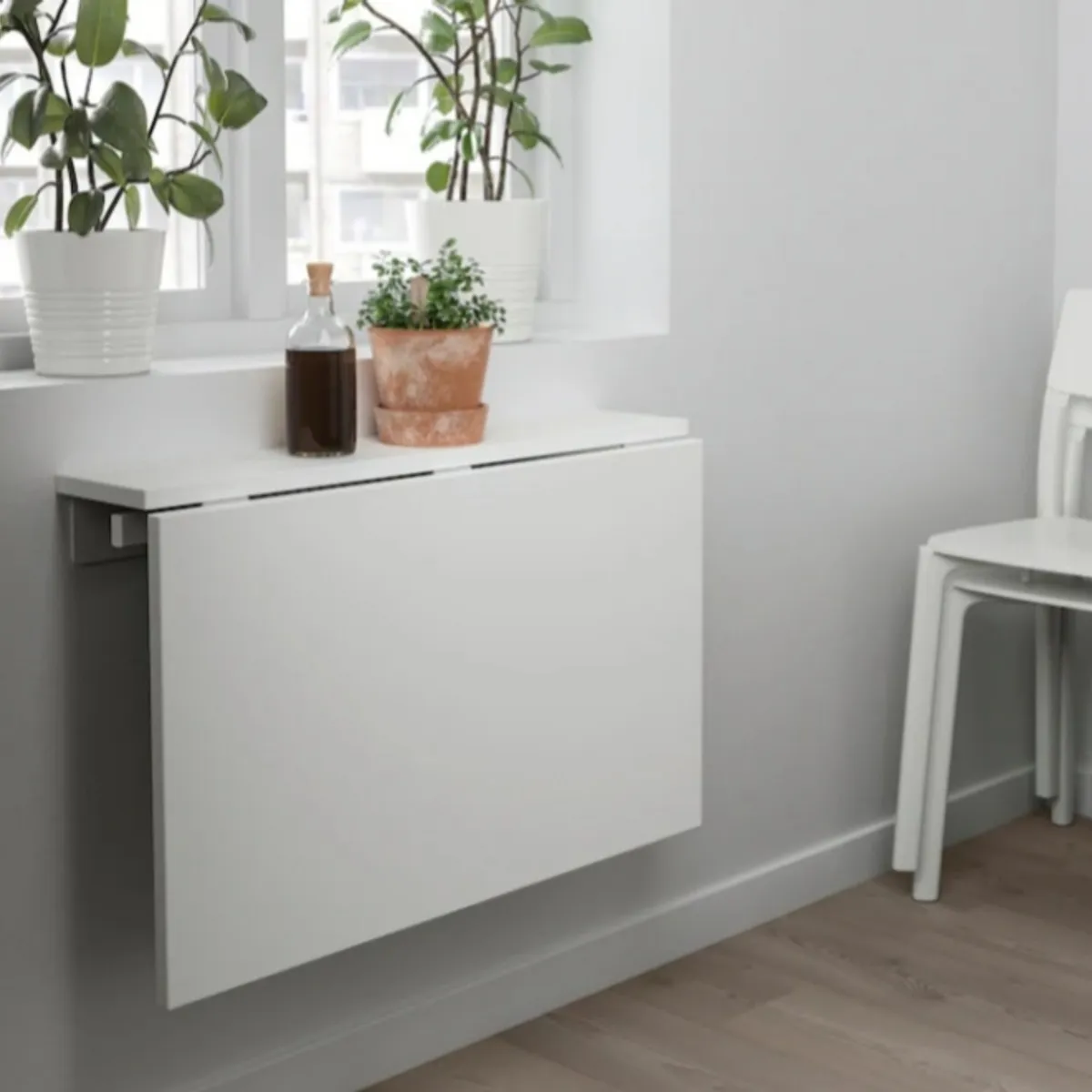 ARTIHOGAR - Mesa Multiuso Abatible Empotrable Pared 74 cm x 60 cm