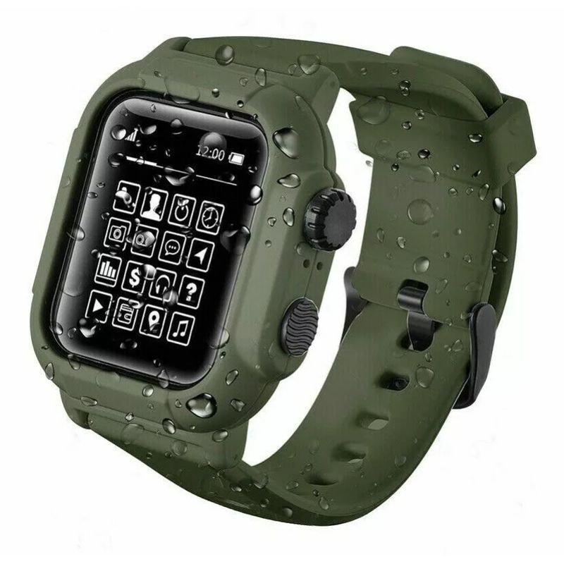 APPLE - Apple Watch Series 9 45mm - Blanco con correa verde - Reacondicionado