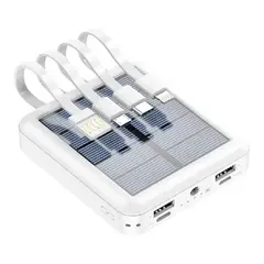 GENERICO - Bateria Portatil Externa 20.000 Mah 2 Usb Solar Powerbank 1