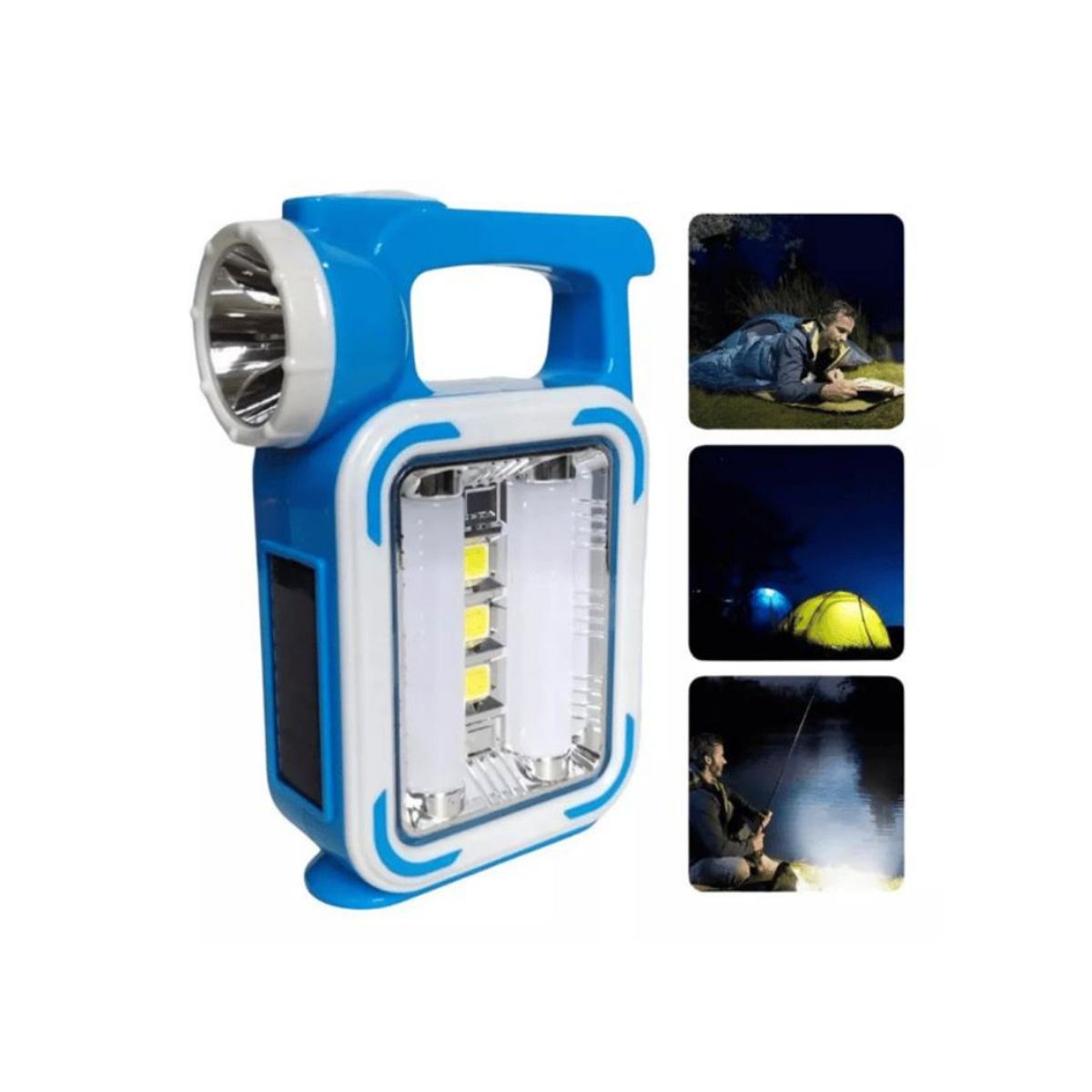 GENERICO - Linterna Led Solar Recargable De Emergencia 6 a 8 Horas