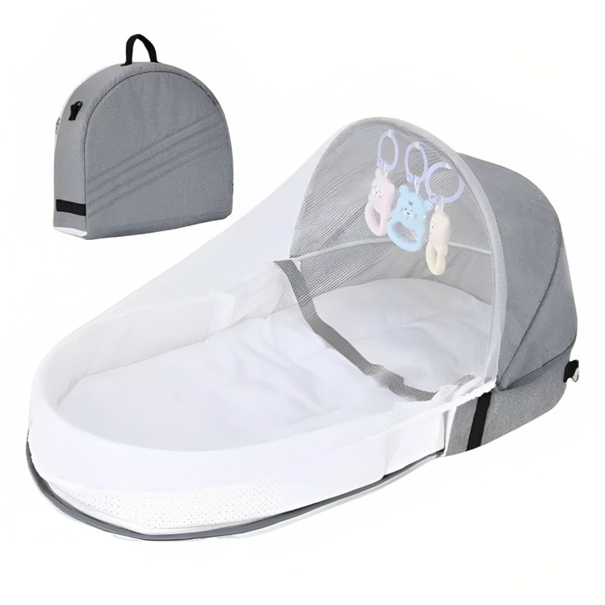 GENERICO - Cama Moisés Para Bebé Portátil Plegable Con Mosquitera