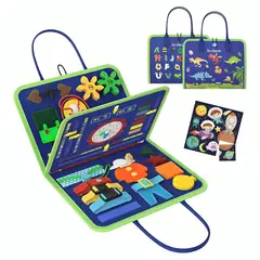 GENERICO - Libro Sensoriales Interactivo Montessori Juego Educativo