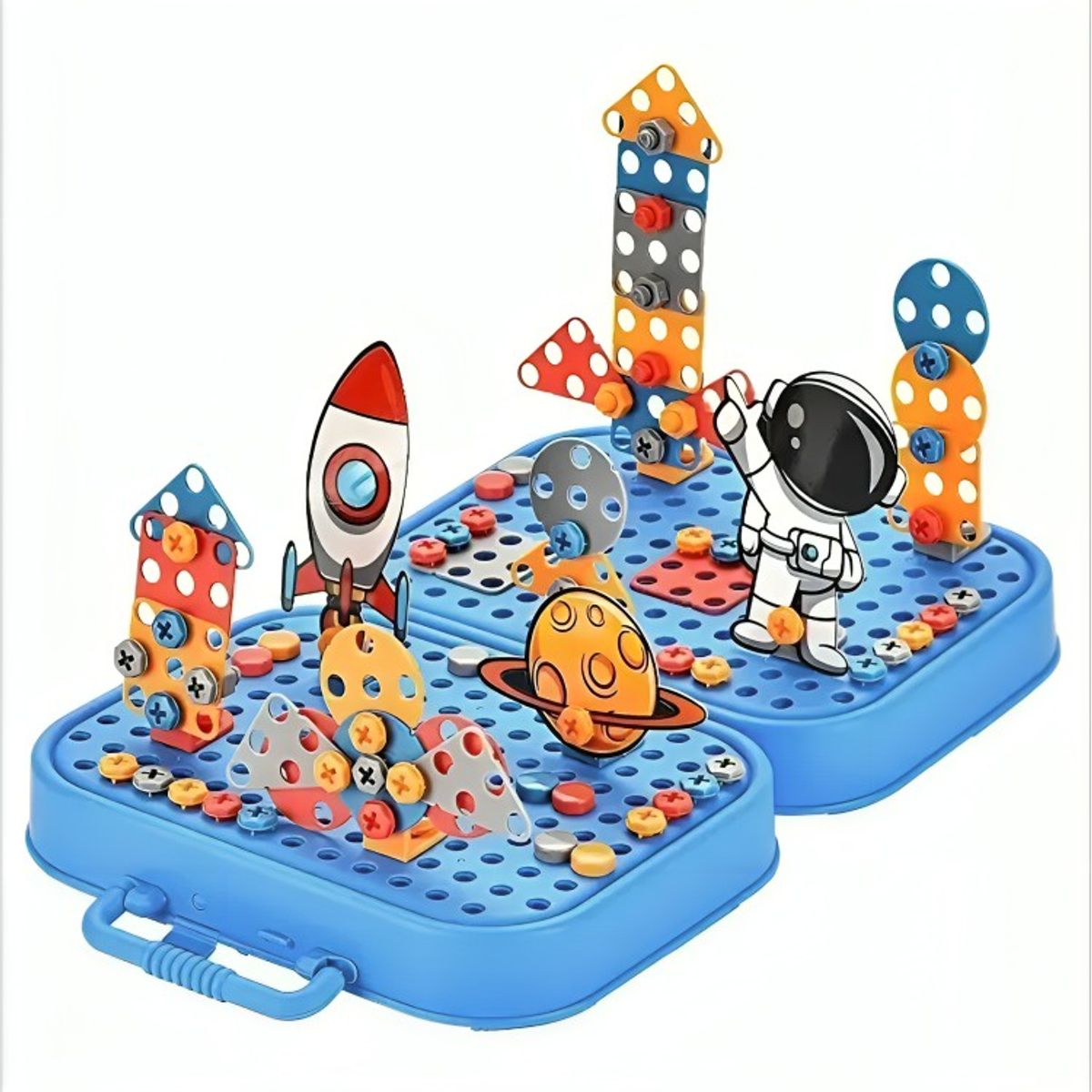 GENERICO - Juguete Puzzles 2d 3d Herramienta Tornillos Taladro