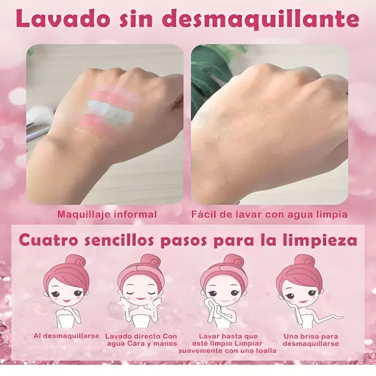 GENERICO - Kit De Juguetes Maquillaje Para Niñas Cosmetico Manicura