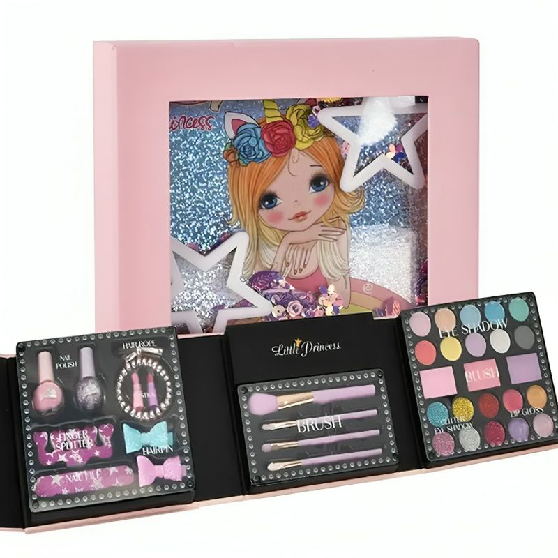 GENERICO - Kit De Juguetes Maquillaje Para Niñas Cosmetico Manicura