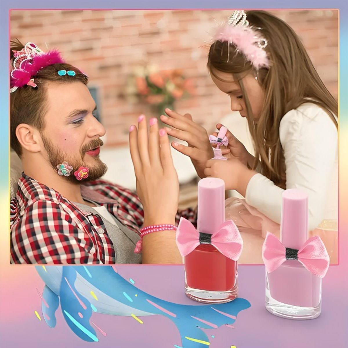GENERICO - Kit De Maquillaje Para Niñas Juguete Cosméticos No Tóxicos