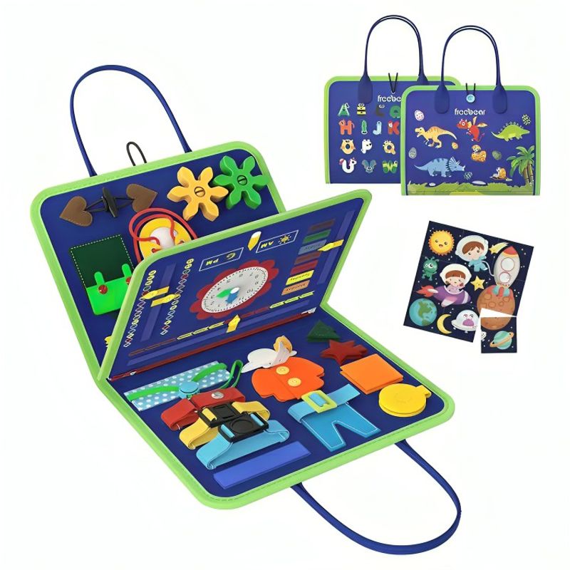 GENERICO - Libro Sensoriales Interactivo Montessori Juego Educativo
