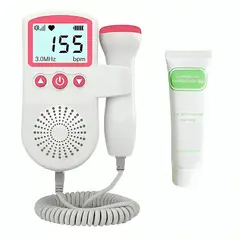 GENERICO - Monitor Frecuencia Cardiaca Latidos Fetales Bebé Más Gel