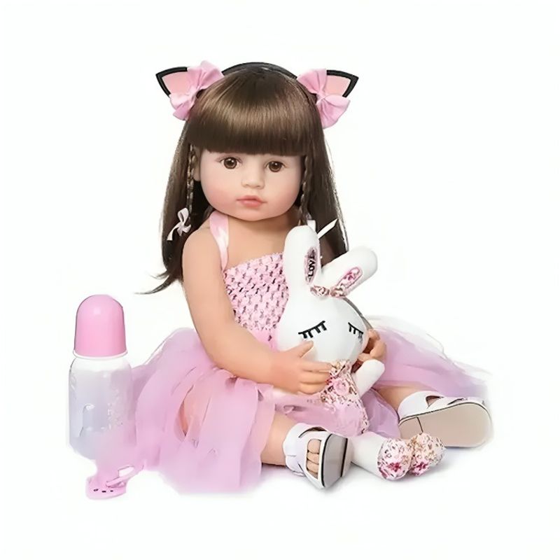 GENERICO - Muñeca Reborn Bebé Realista De Silicona Lavable 55cm