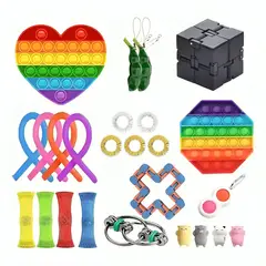 GENERICO - Set 25 Piezas Fidget Toy Juguete Sensorial Anti Estrés