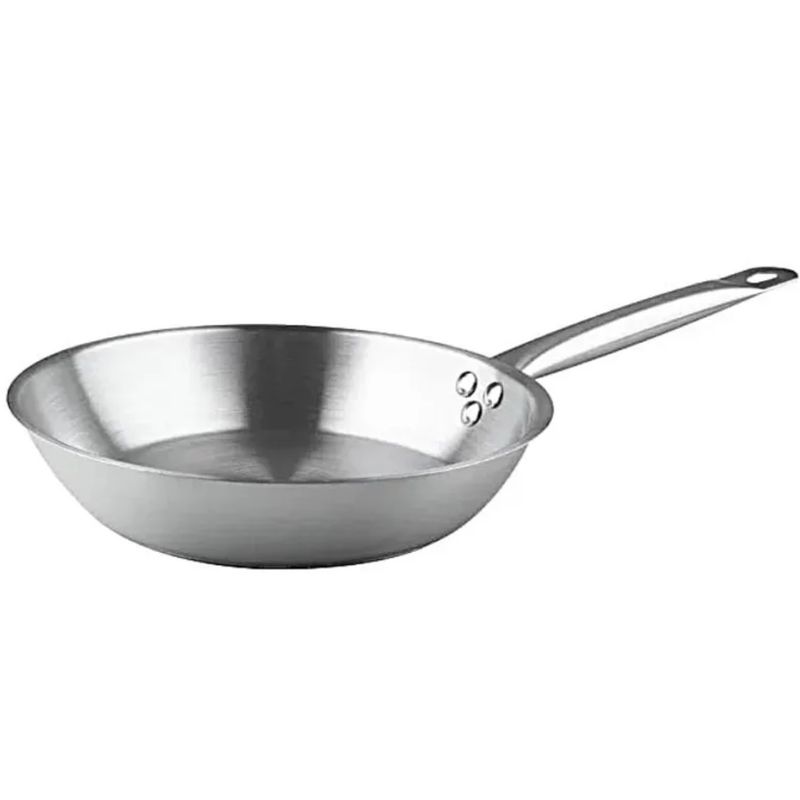 WOLFEN - Sartén Acero inoxidable 24 cm Profesional