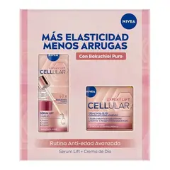 NIVEA - Pack Rutina Cellular Expert Lift Crema Día Y Serum