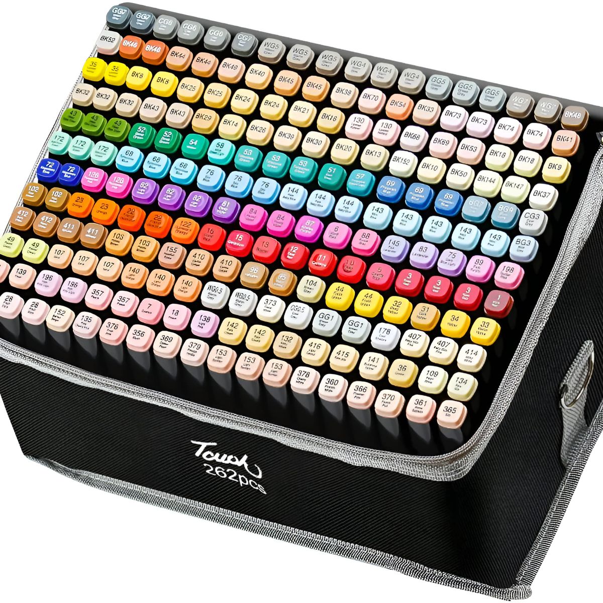 GENERICO - Set 262 Marcadores Lápices Colores Touch Doble Punta