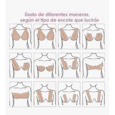 Imagen 2 del producto Boob Tape Cinta Levanta Busto 5cm + 5 Cubre Pezón Adhesivo
