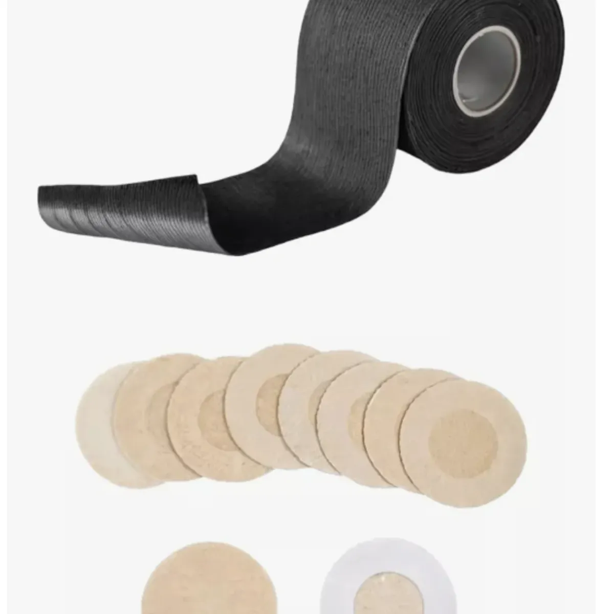 GENERICO - Boob Tape Cinta Levanta Busto 5cm + 5 Cubre Pezón Adhesivo