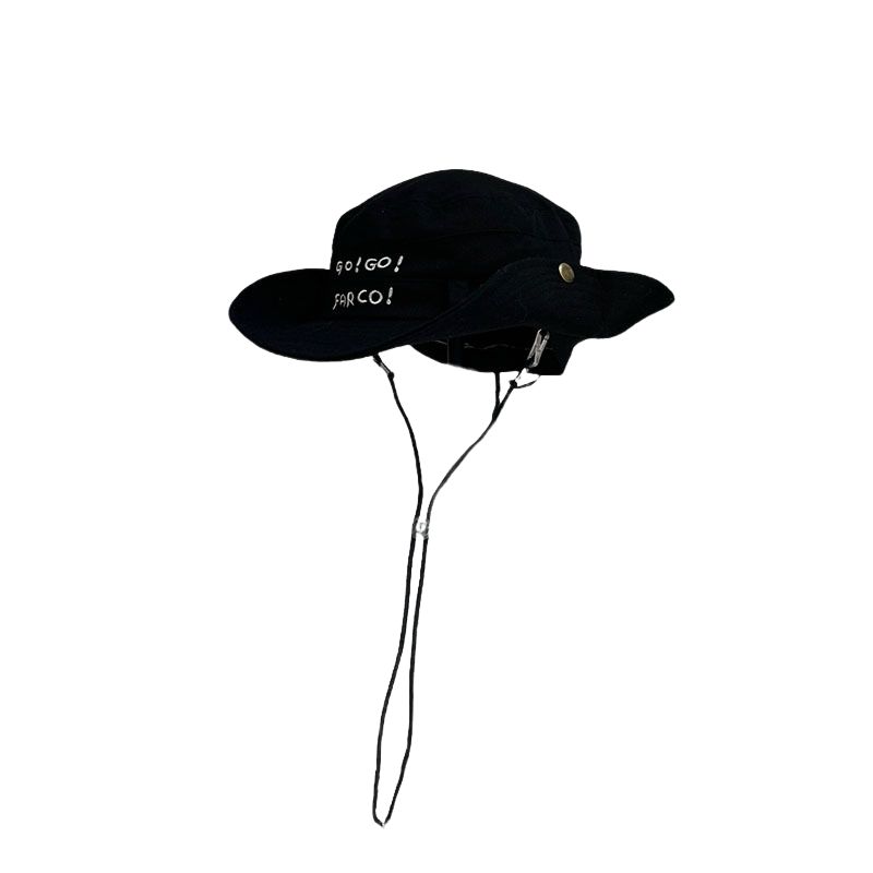 BLWOENS - Sombrero de pescador para hombres y mujeres - Negro