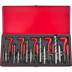 GENERICO - Kit 131 Insertos Helicoil Reparacion Hilos Dañados