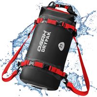 Bolso seco impermeable 25 litros - Motocicleta con Amarras