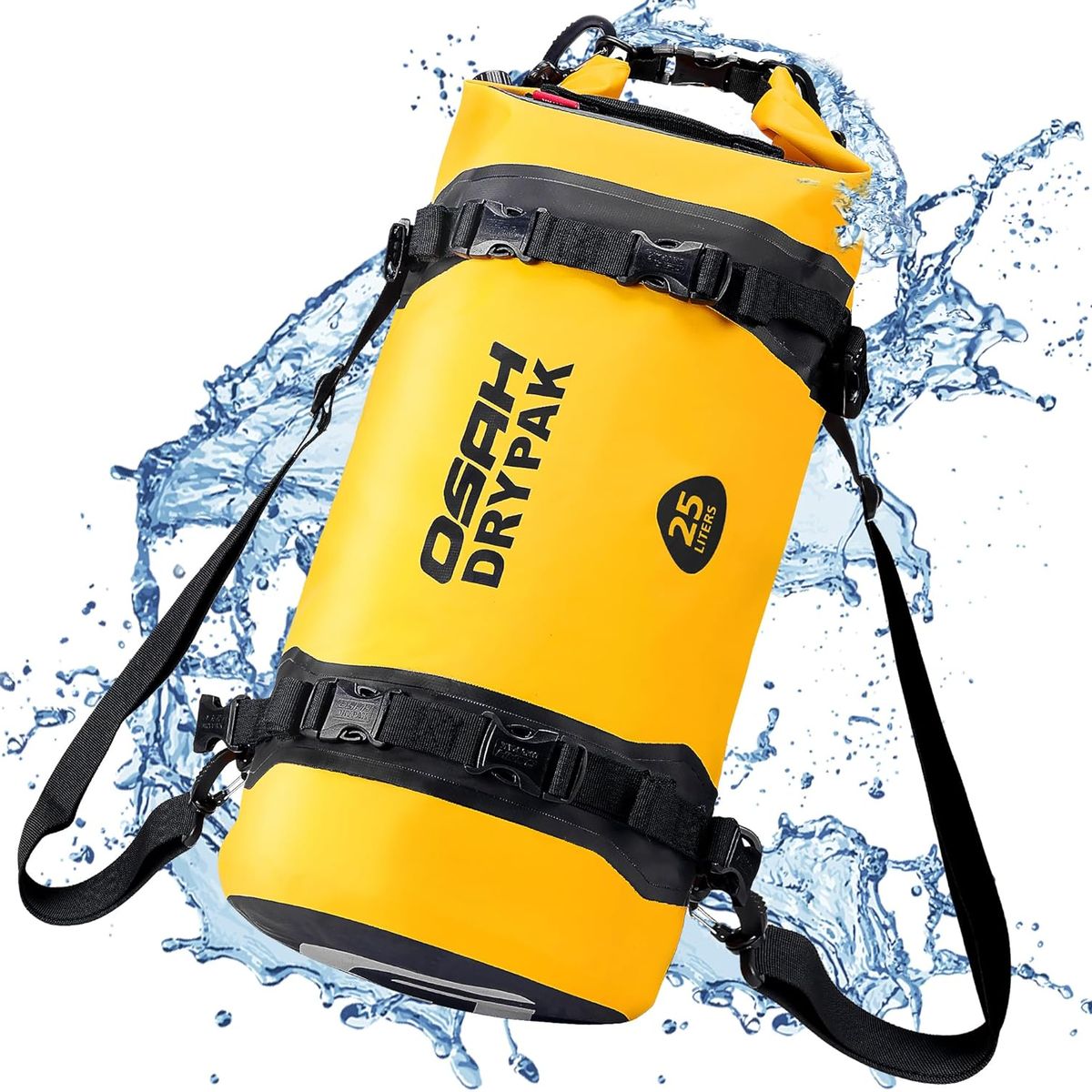 OSAH DRYPAK - Bolso seco impermeable 25 litros - Motocicleta con Amarras