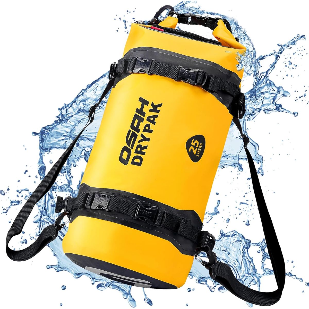 OSAH DRYPAK - Bolso seco impermeable 25 litros - Motocicleta con Amarras