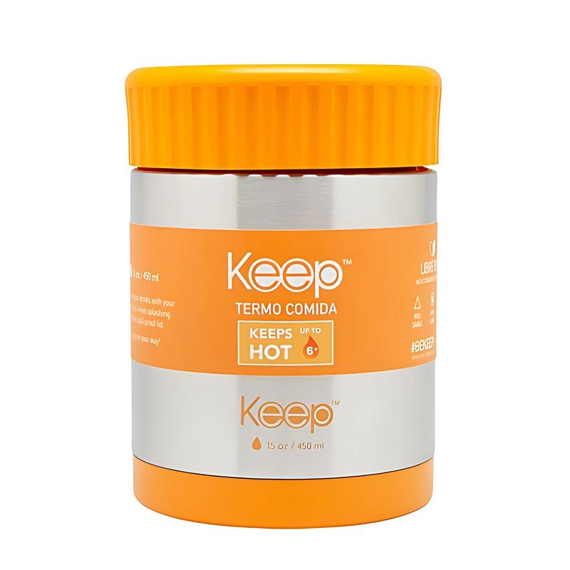 KEEP - Termo Comida Keep 450 ml Color Damasco - SC