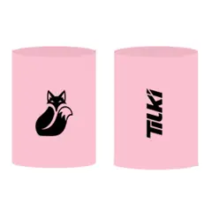 GENERICO - Muñequera Tilki Larga Pro Terry Rosa X2 Tenis Padel