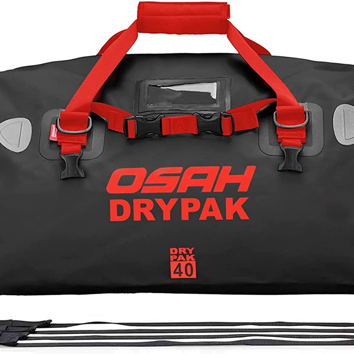 OSAH DRYPAK - Bolso Seco Impermable Bolso Motocicleta con Amarras 40L
