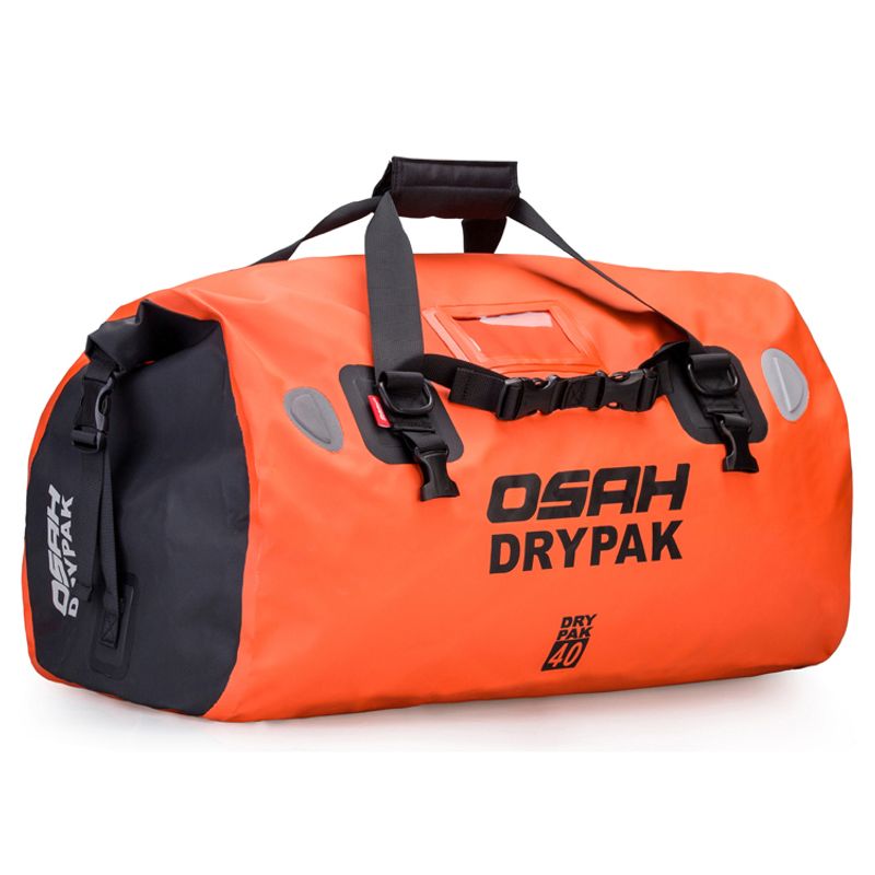 OSAH DRYPAK - Bolso Seco Impermable Bolso Motocicleta con Amarras 40L