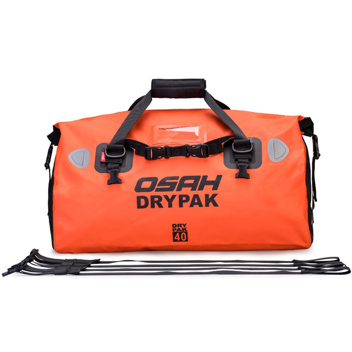 OSAH DRYPAK - Bolso Seco Impermable Bolso Motocicleta con Amarras 40L