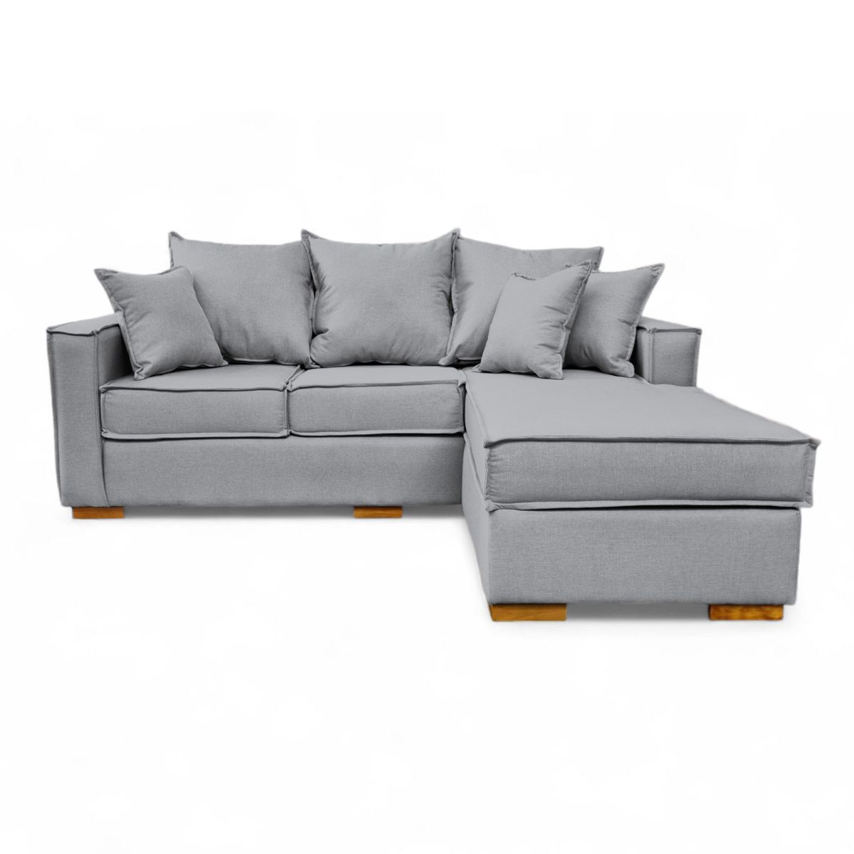 MBC - Sofá Multifuncional Girona Tela Lino Gris