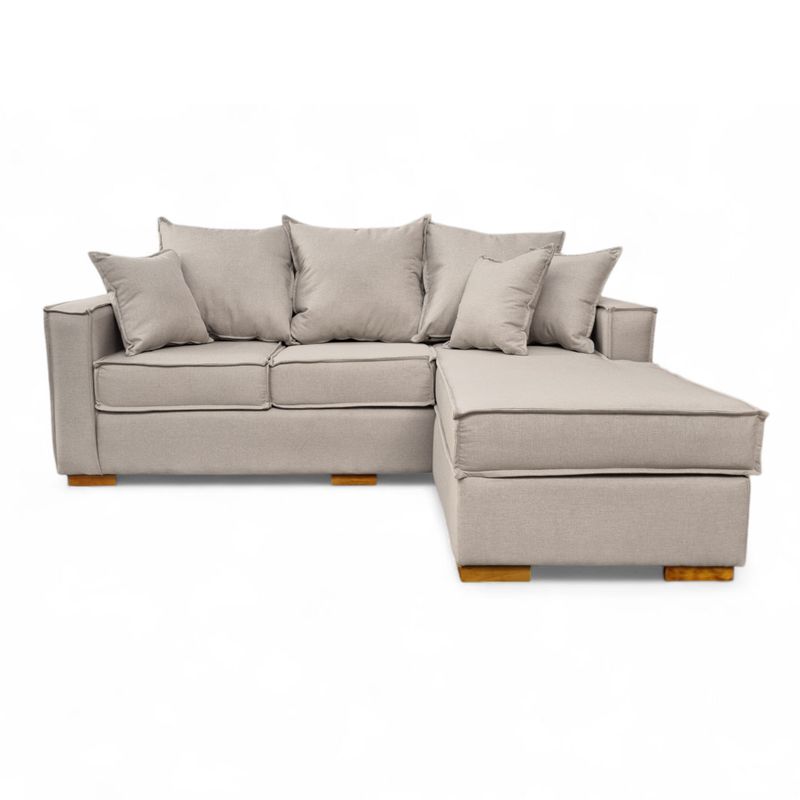 GENERICO - Sofa Multifuncional Girona Tela Lino Beige
