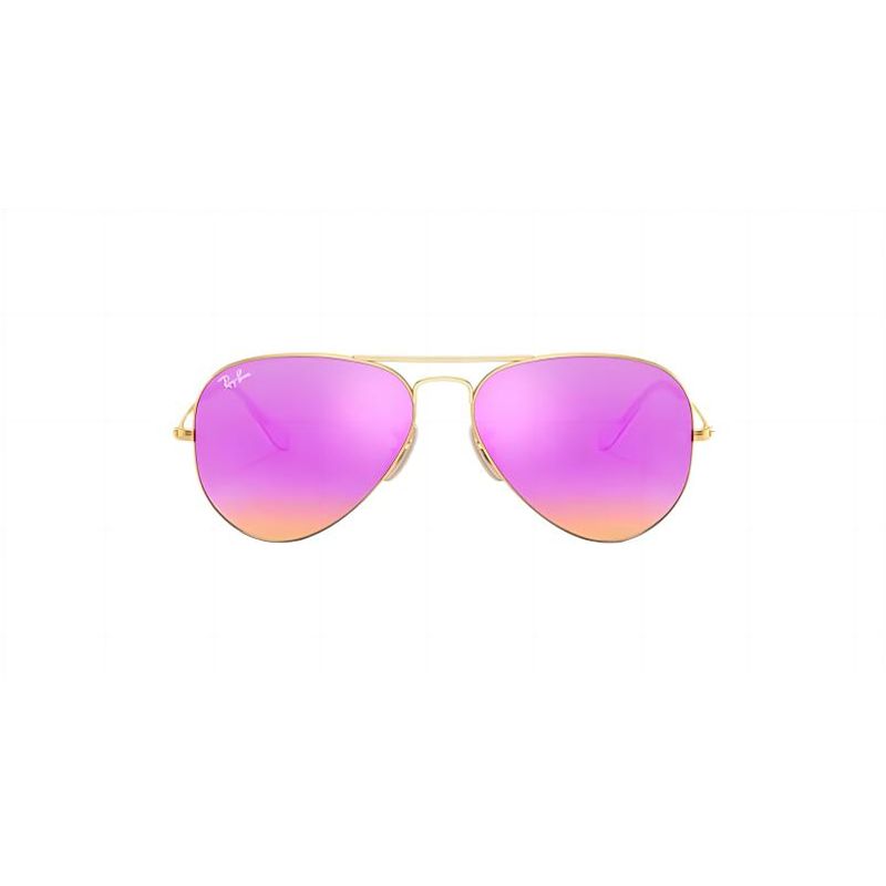 RAY BAN - Lentes de Sol  Aviator Edición limitada Dorado Violeta Polarizados.