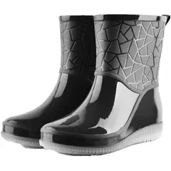 AGUALLUVIA - Botas De Agua Forrada Mujer Antideslizante