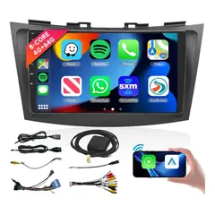 KUANGYE - Radio 9 Qled Android Carplay 4gb/64g + Bisel Para Suzuki Swift